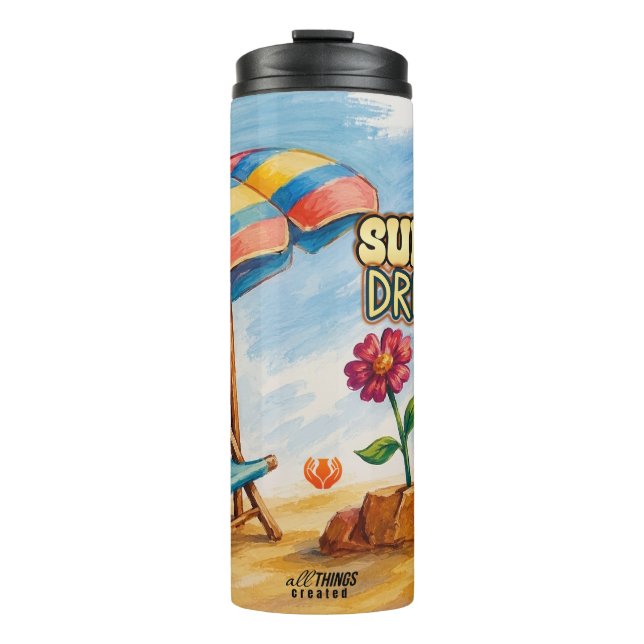 Summer Dreamin' Thermal Tumbler (Front)