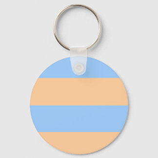 Summer Dreamsicle (Classic Stripes) Key Ring