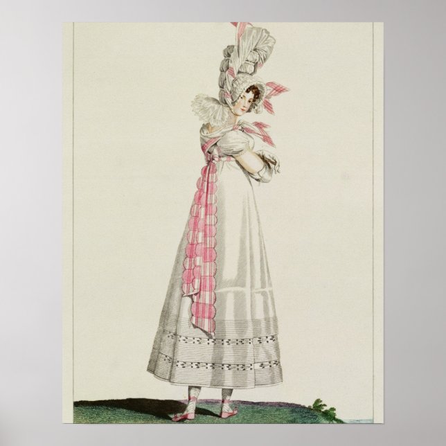 Summer Dress, fashion plate from 'Incroyables et M Poster (Front)