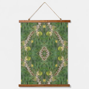 Summer Dried Grass Abstract Hanging Tapestry