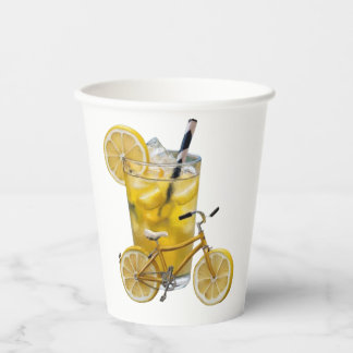 Summer drink with Ice Paper Cups