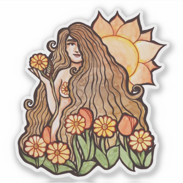 Summer Earth Goddess                               (Front)