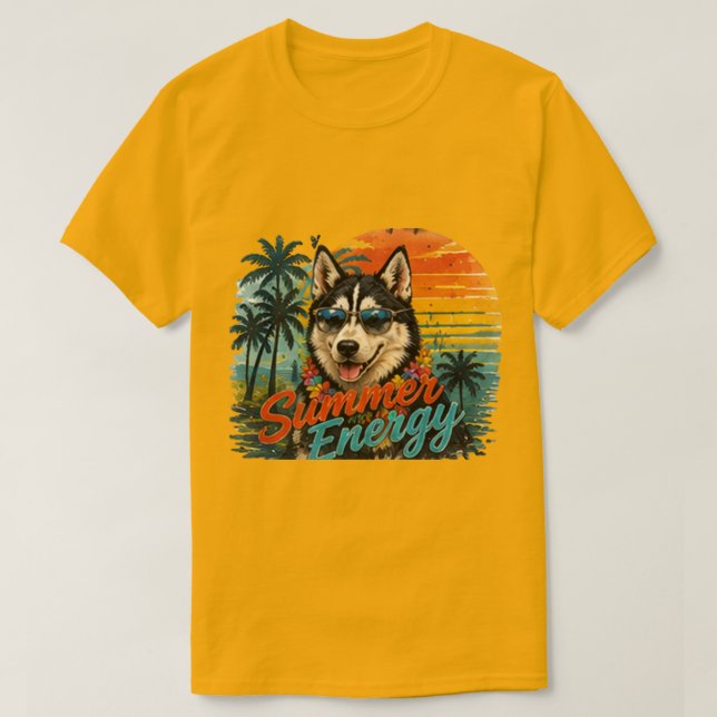 Summer Energy Husky German Tee (Design Front)