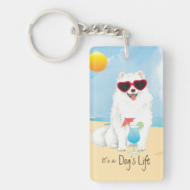 Summer Eskie Key Ring (Front)