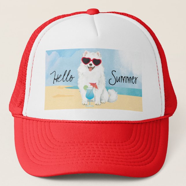 Summer Eskie Trucker Hat (Front)