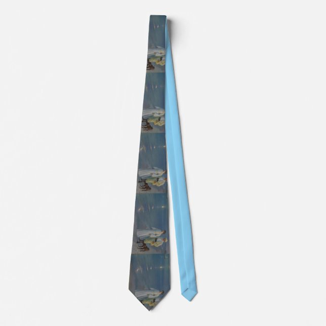  Summer Evening at Skagen Beach Tie (Front)