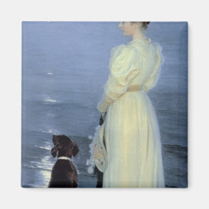 Summer Evening at Skagen Magnet