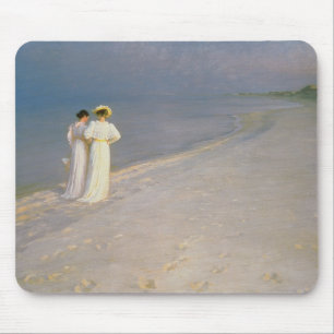Summer Evening on the Skagen Southern Beach Mouse Pad