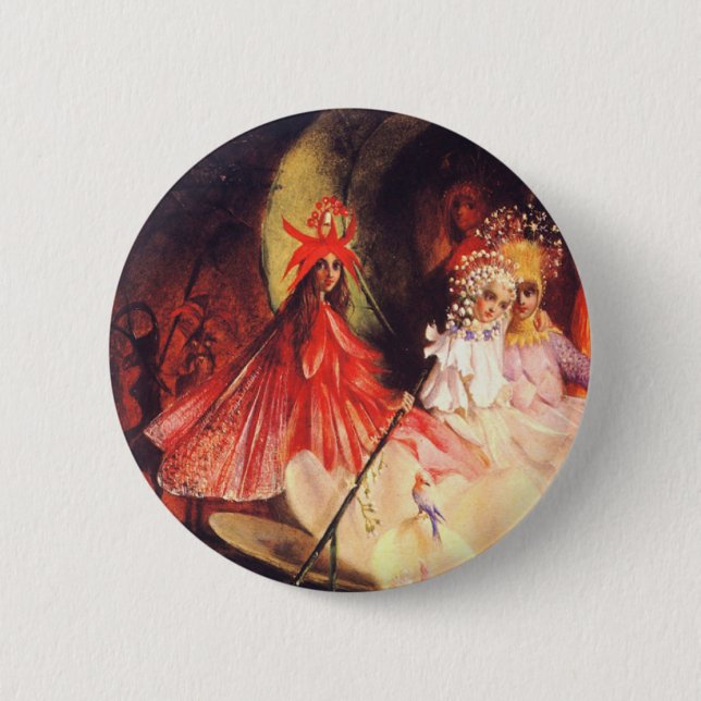 Summer Fairies 6 Cm Round Badge (Front)