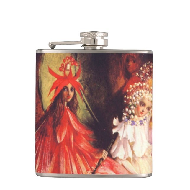 Summer Fairies Hip Flask (Front)