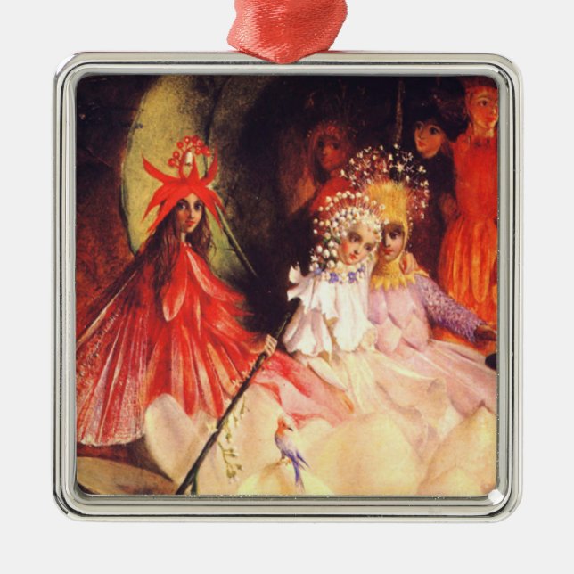 Summer Fairies Metal Tree Decoration (Front)