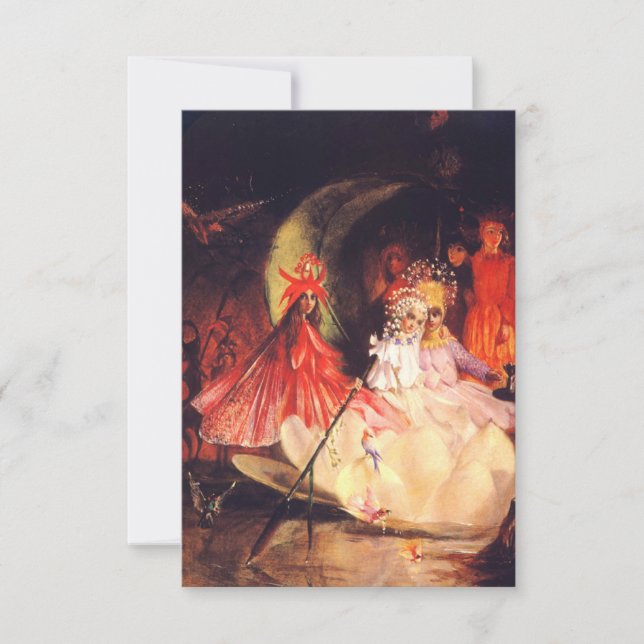 Summer Fairies RSVP Card (Front)