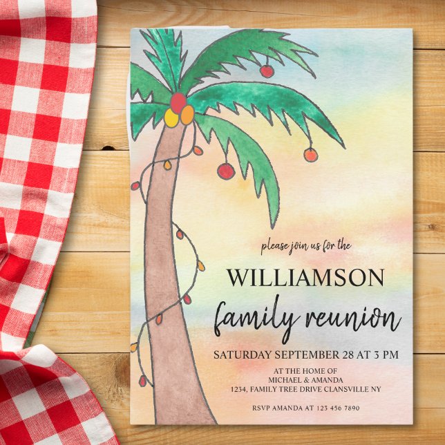 Summer Family Reunion Invitation (Creator Uploaded)