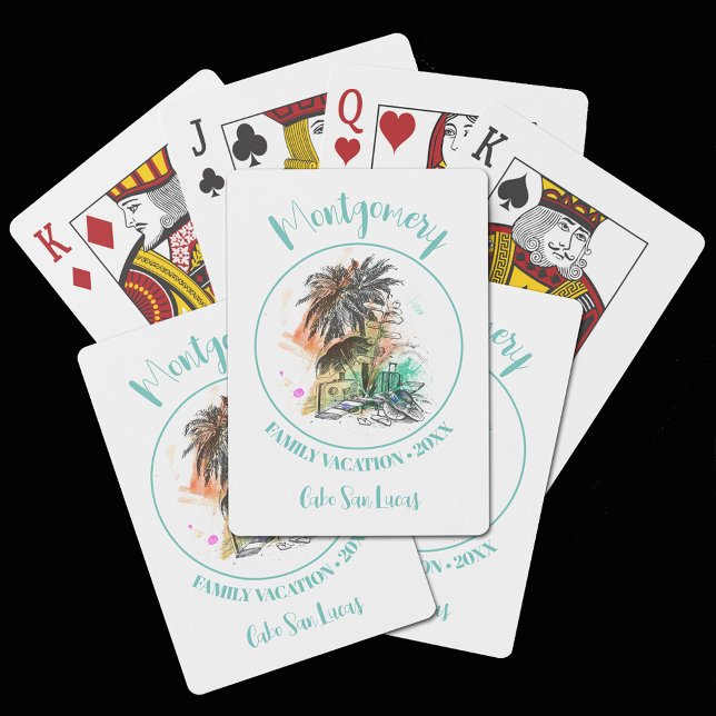 Summer Family Vacation Playing Cards (Creator Uploaded)