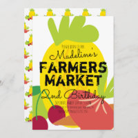 Summer Farmers Market Vegetables Fruits