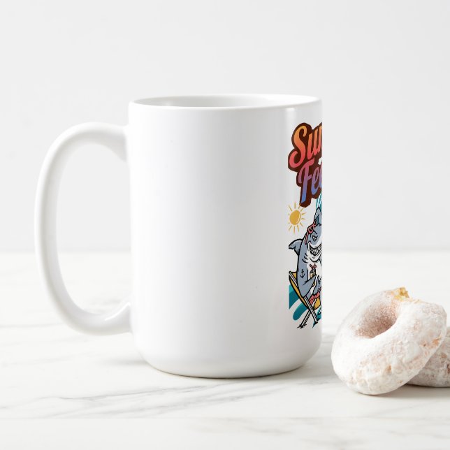 summer feeling coffee mug (With Donut)