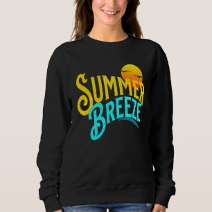 Summer Feeling Positive Vibes Family Vacation Beac Sweatshirt