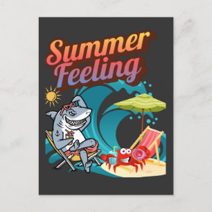 summer feeling postcard