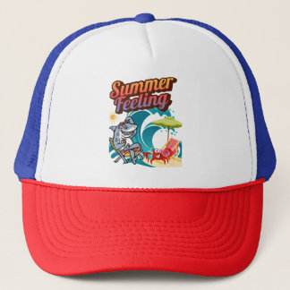 summer feeling trucker hat