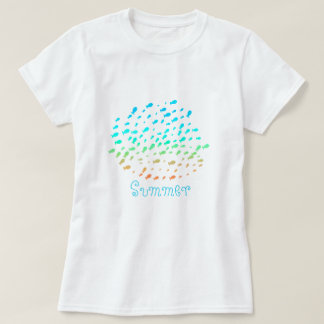 Summer fish Illustration t-shirt collection