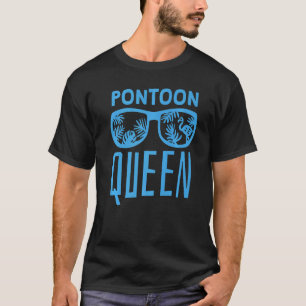 Summer Flamingo Pontoon Queen 2 T-Shirt
