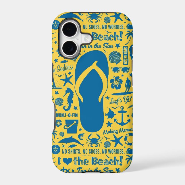 Summer Flip Flop Pattern (Back)