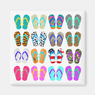 Summer Flip-Flops Chart Magnet