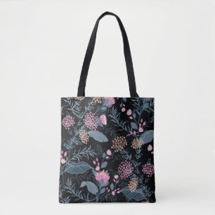 Summer Flora Blooming Garden Flowers Tote Bag