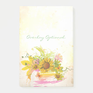 Summer Floral 1 Options Post-it Notes