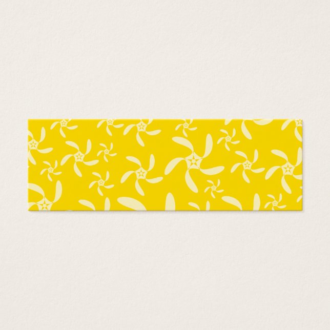 Summer Floral Design. Sunny Yellow. (Front)