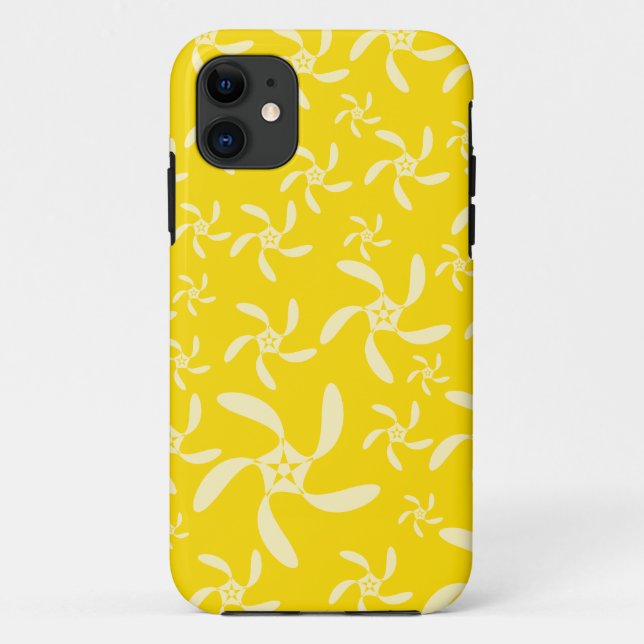 Summer Floral Design. Sunny Yellow. Case-Mate iPhone Case (Back)