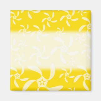Summer Floral Design. Sunny Yellow. Magnet