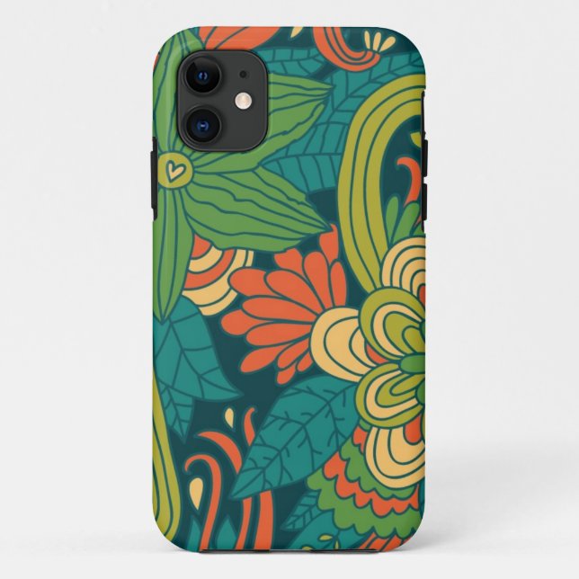 Summer floral pattern Case-Mate iPhone case (Back)