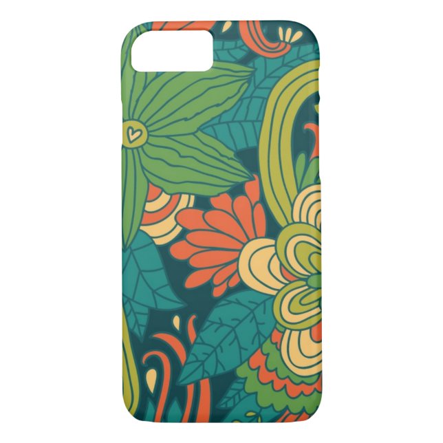 Summer floral pattern Case-Mate iPhone case (Back)