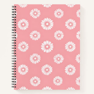 Summer Floral Spiral Notebook – 8.5x11", 120 Pages