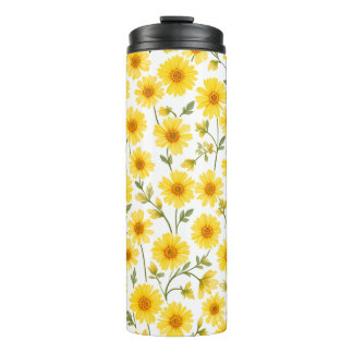 "Summer Floral Tumbler 16oz, Leakproof, Insulated"