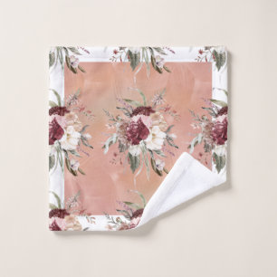 Summer Floral Vintage Bath Towel Set