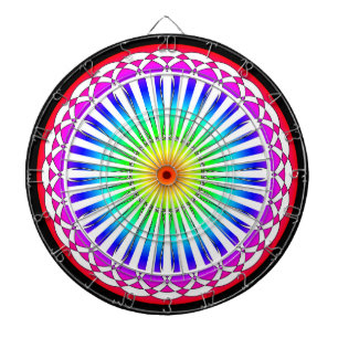 Summer Flower Dartboard