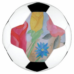 Summer Flower Garden  Soccer Ball