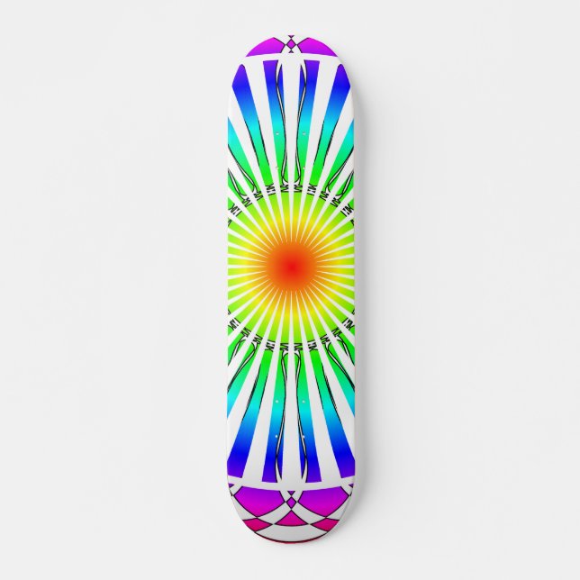 Summer Flower Skateboard (Front)