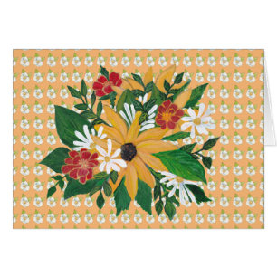 Summer Flowers, Blank inside