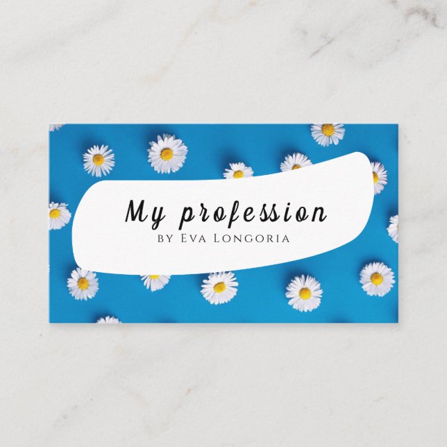 Summer Flowers Business Card (Front)