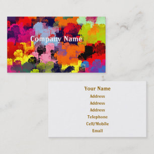 SUMMER FLOWERS BUSINESS CARD