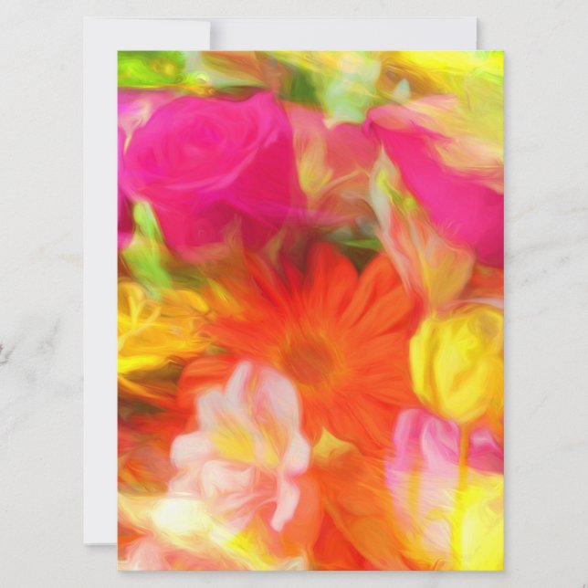 Summer Flowers Card (Front)