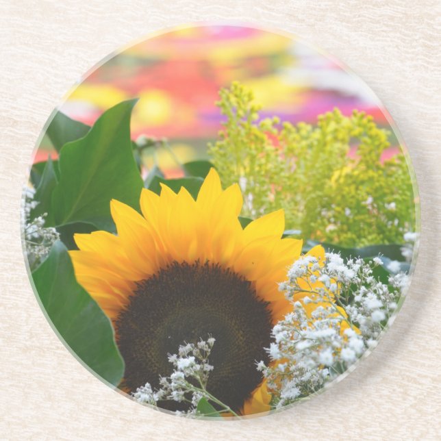 Summer Flowers Coaster (Front)