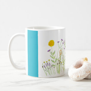 Summer flowers coffee mug