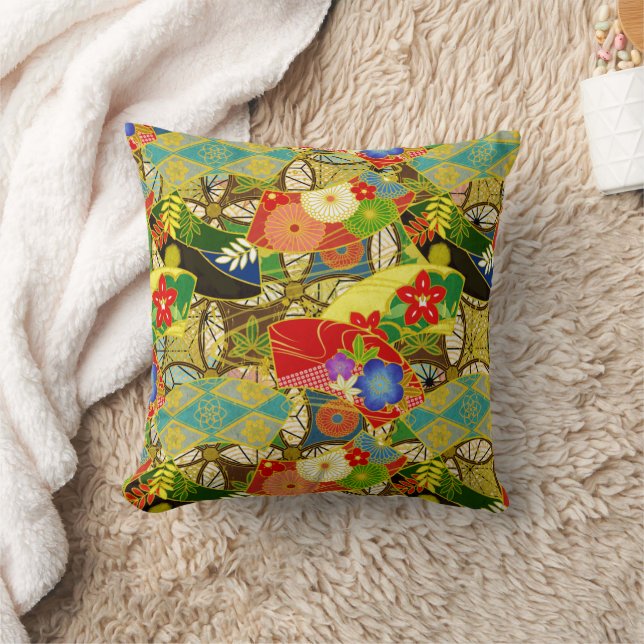 Summer Flowers Cushion (Blanket)