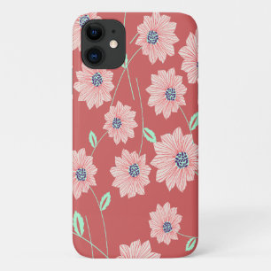 Summer Flowers Design Terracotta Case-Mate iPhone Case