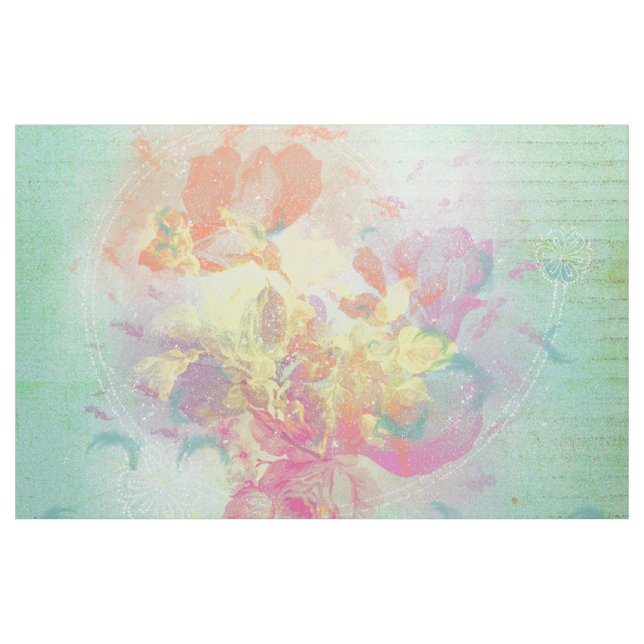 Summer Flowers Fabric (Yard)