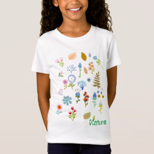 summer flowers in minimalism stile T-Shirt